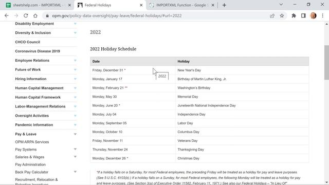 Import Webpage Data into Google Sheets Using IMPORTXML