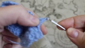 Вязание крючком: гусиные лапки (мой вариант)