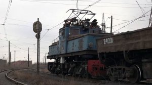 Электровозы времён Сталина в Магнитогорске. IVКП1А около станции Мост