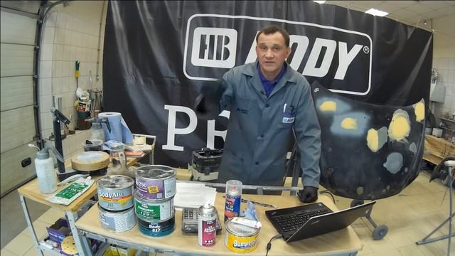 Шпатлевание и выравнивание поверхности