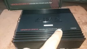 AURA 1000WATT RMS MONO AMPLIFIER Venom-D1000 IN