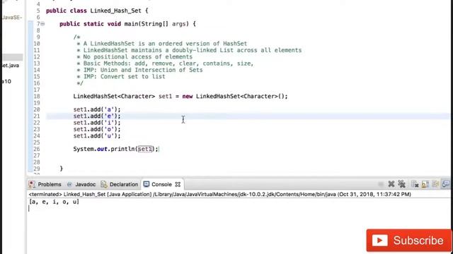 what is linked Hash set in java || linked hashset || java tutorial смотреть онлайн