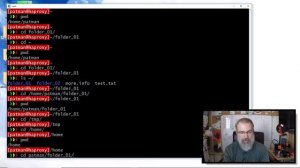 3 linux commands: pwd, ls, cd