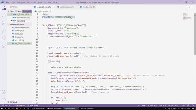 Tutorial Login e Registrazione con Php e MySql смотреть онлайн