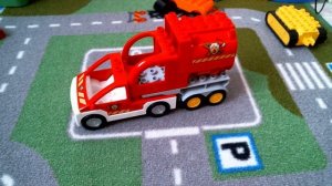 Лего дупло - Пожарная Машина. Обучающее видео для детей. I LEGO DUPLO - Fire Truck. Education.