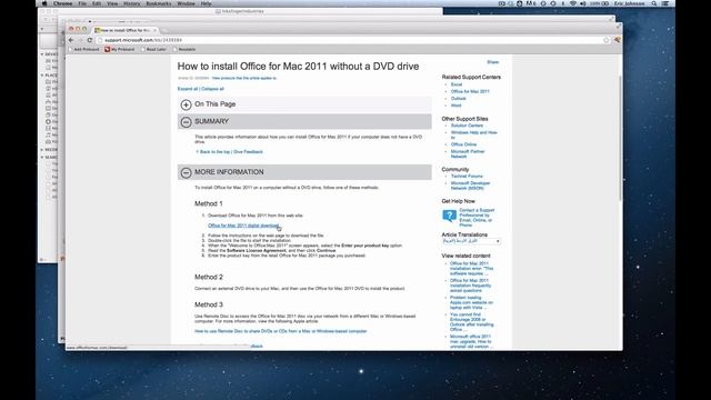 How to Install Microsoft Office Mac 2011 on a MacBook Air смотреть онлайн