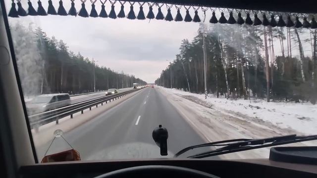 Разбитый Покров. По А-108. Серпухов Логистера.