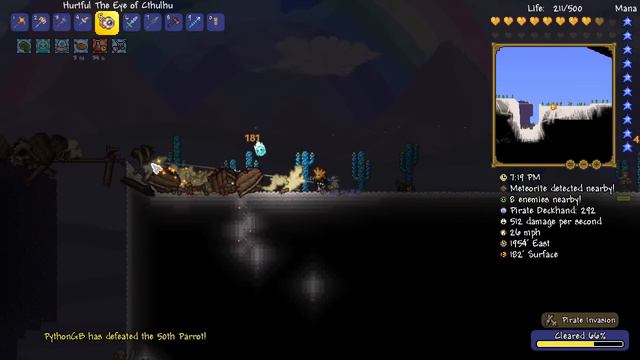 Terraria 1.3.4 Let's Play | Fish Fight & Murdering Pumpkings! | Python's Realm [Episode 33] смотреть онлайн