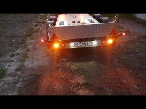 Прицеп для перевозки двух квадроциклов.