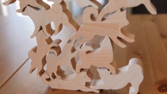 DogBalance, балансир из дерева, игра, экоигрушки, Сиба Ину, Craman, Дженга смотреть онлайн