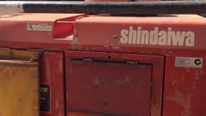 DW007 - Shindaiwa DGW500DM Silenced Enclosed Diesel Skid Mounted Generator Welder