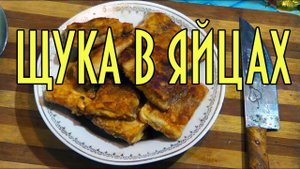 Щука в яйцах. Сочное и вкусное блюдо из филе щуки. Pike in eggs. Juicy and tasty pike fillet.