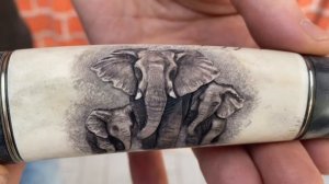 Авторский нож Слоны от Мастерской Ножеяр.mov