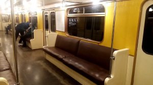 Сокольническая и Филёвская линии метро. Поездка на поездах Ретро и Москва. Саларьево - Кунцевская.