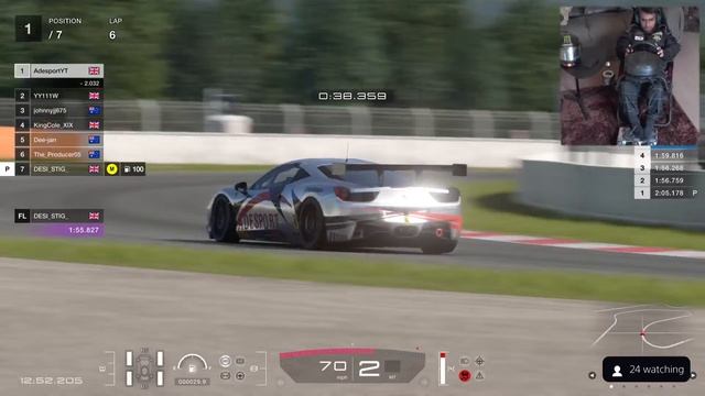 GT7 Day 71 - LIVE GAMEPLAY - cockpit cam - TCS OFF - Manual  Clutch - Ai on Hard - v1.13