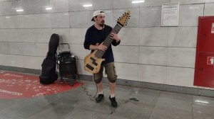 #guitar Из Pulse Of The Earth - Василий Чернов и его 12 Струнный Бас - 12 Strings Bass #metro Москв