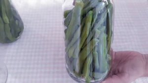 Маринованная зелёная фасоль. Кисленькая хрустящая.? Турецкая кухня
