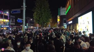 Seoul Itaewon Halloween 2022 Saturday Night Walk (29.10.2022)
