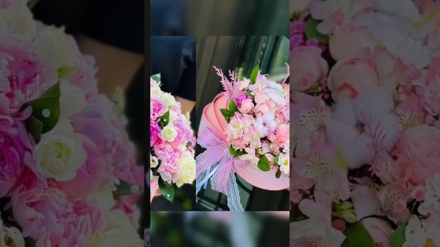 Букет на выписку в люльке #цветыназаказ #выпискаизроддома #цветыназаказмосква #букетнавыписку
