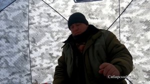 Рыбалка на карася. Рыбалка в палатке зимой.