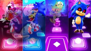 Amy Exe - Amy Sonic Exe - Super Sonic Exe - Baby Sonic Exe || Tiles Hop EDM Rush