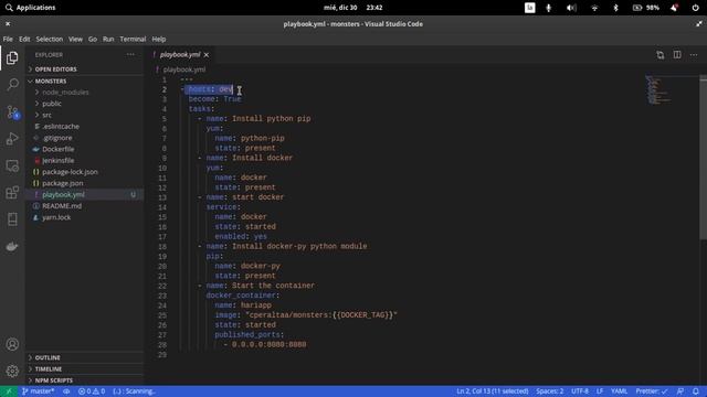 Jenkins Ansible Docker смотреть онлайн