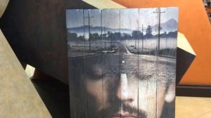 Картины на досках   Digital Art в лофт стиле "Adventure dream"