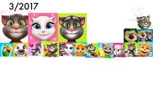 History of Outfit7 apps 2010-NOW