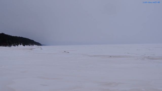 Winter Lake Silence,  Lake Peipus, 4K UHD, Зимнее Озеро, Метель, Чудское озеро, Алайые. 12.21