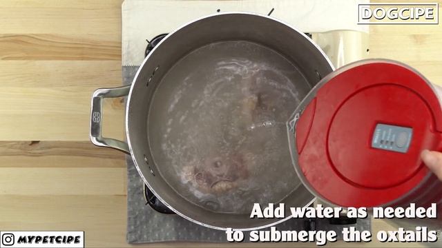 Oxtail Bone Broth dogs and humans | Homemade Supplement for Dog | MyPetcipe