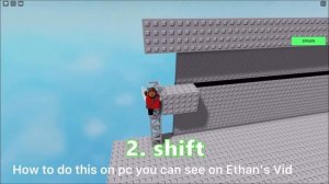 How to do wall walk on mobile or pc on roblox 100%working