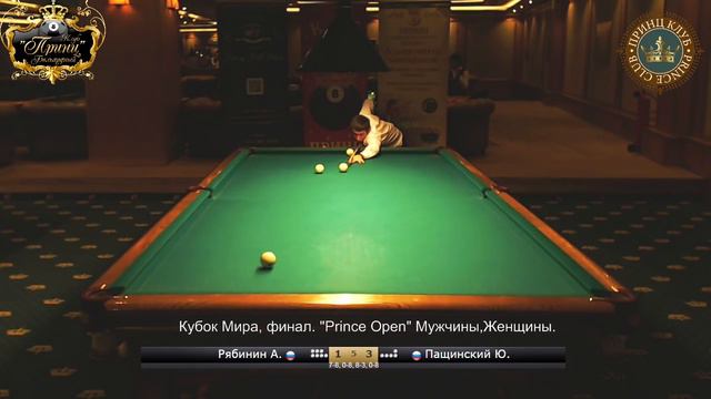 Турнир по русскому бильярду 2015. Рябинин - Пащинский