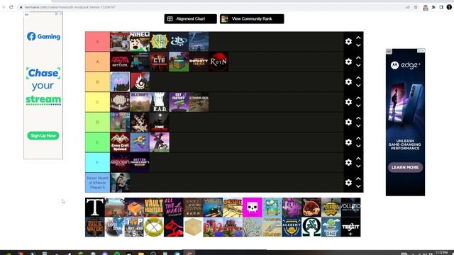 Ultimate Minecraft Modpack TIERLIST смотреть онлайн