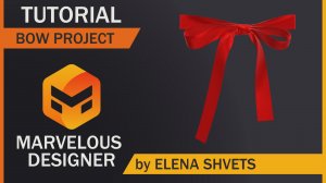 3D модель Банта всего за 13 минут (3D model  Marvelous Designer Project)