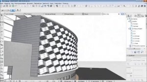Archicad Навесная стена