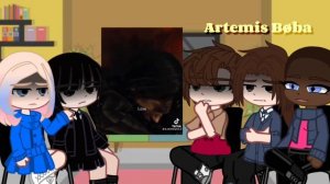 Wednesday characters react to- Wednesday (tik toks and edits) [Gacha Club]