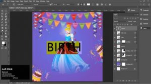 Birthday Poster Design in Adobe Photoshop || Photoshop Tutorial || Design With Frankee