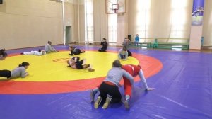 Wrestling.Techniques.  Приём в партере. Тренер Саха Якутия.