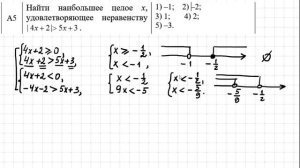 10 Неравенства с модулем