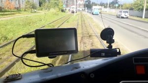 Автоинформатор в трамвае Нижнего Новгорода