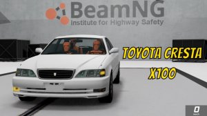 Необычный краш-тест Toyota Cresta X100 с манекенами в BeamNG.drive