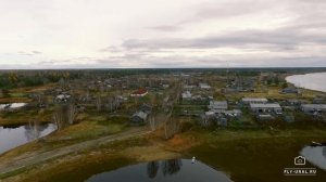 пос. Пуксинка с высоты. Гаринский район, Свердловская область