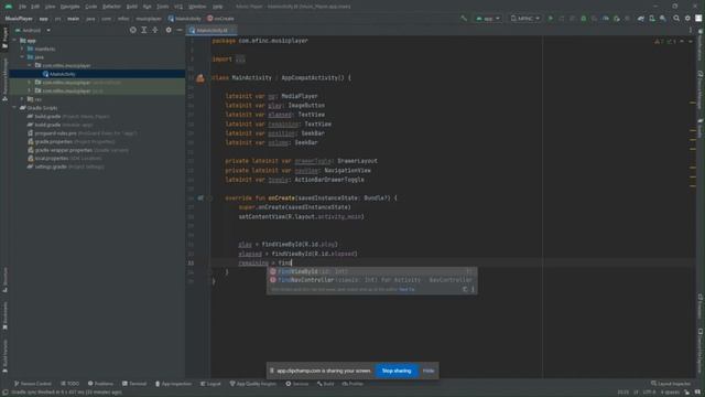 Create Music Player App | Android Studio | Kotlin | 2023 смотреть онлайн