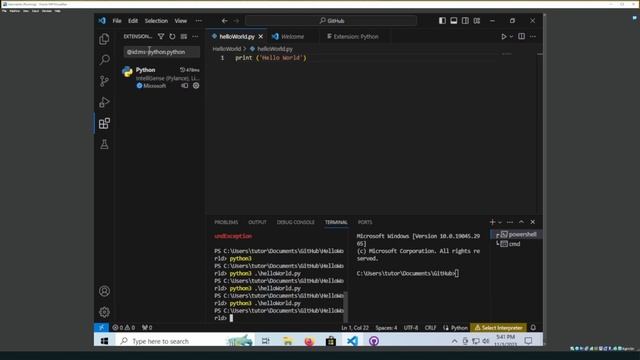 Install VsCode on Windows 10 смотреть онлайн