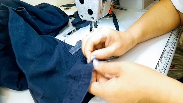 Как подшить протертые брюки?Просто повторяй.