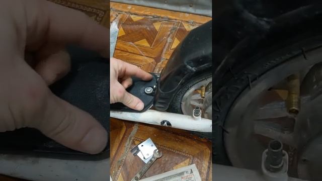 Заднее крыло электросамоката Yedoo своими руками из велосипедного крыла. Колхоз.