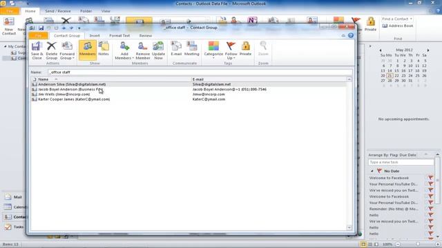 How to create contact groups in Outlook смотреть онлайн