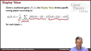 GTO-7-03: The Shapley Value