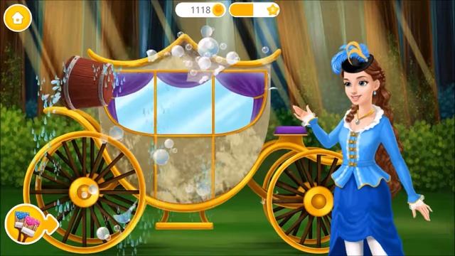 ? Fun Care - Princess Gloria Ice Salon - Frozen Beauty Makeup Hair Salon Kids Girls Games! смотреть онлайн