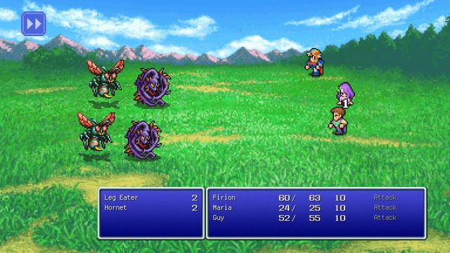 Final Fantasy II Pixel Remaster Nintendo Switch Gameplay